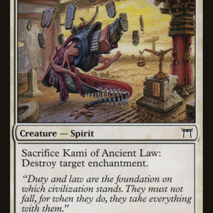 Champions of Kamigawa - 21 - Kami of Ancient Law - Common - W - Non-foil