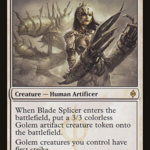 New Phyrexia - 4 - Blade Splicer - Rare - W - Non-foil (Front)