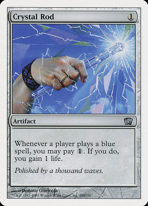 Eighth Edition - 295 - Crystal Rod - Uncommon - C - Non-foil (Front)