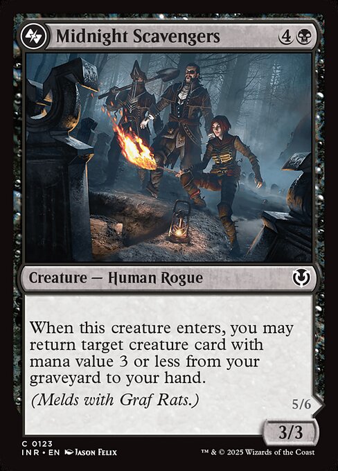 Innistrad Remastered - 123 - Midnight Scavengers - Common - B - Non-foil (Front)