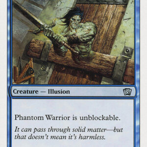 Eighth Edition - 93 - Phantom Warrior - Uncommon - U - Non-foil (Front)