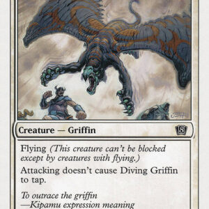 Eighth Edition - 17 - Diving Griffin - Common - W - Non-foil (Front)