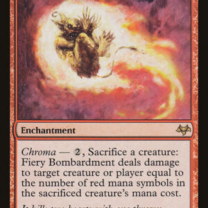 Eventide - 52 - Fiery Bombardment - Rare - R - Non-foil (Front)
