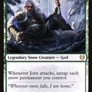 Kaldheim - 179 - Jorn, God of Winter // Kaldring, the Rimestaff - Rare - C - Foil