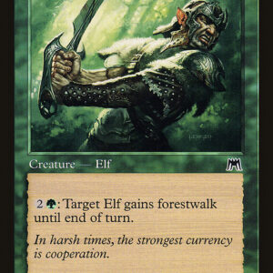 Onslaught - 256 - Elvish Pathcutter - Common - G - Non-foil (Front)