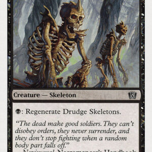 Eighth Edition - 129 - Drudge Skeletons - Common - B - Non-foil (Front)