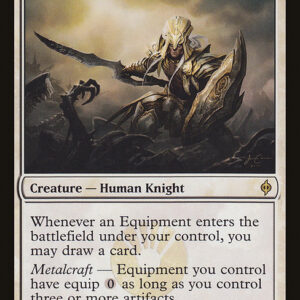 New Phyrexia - 20 - Puresteel Paladin - Rare - W - Non-foil (Front)