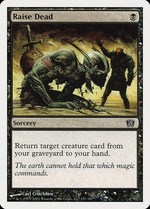 Eighth Edition - 157 - Raise Dead - Common - B - Non-foil (Front)