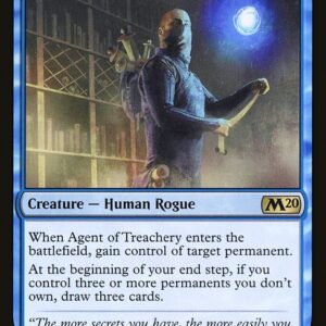 Core Set 2020 - 43 - Agent of Treachery - Rare - U - Non-foil
