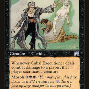 Onslaught - 130 - Cabal Executioner - Uncommon - B - Non-foil (Front)