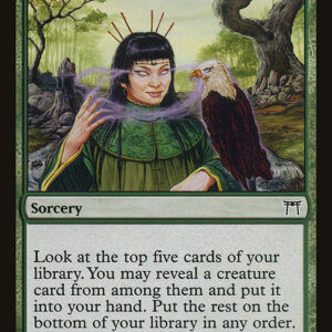 Champions of Kamigawa - 204 - Commune with Nature - Common - G - Non-foil