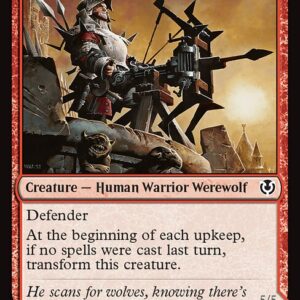 Innistrad Remastered - 158 - Hanweir Watchkeep // Bane of Hanweir - Common - C - Non-foil (Front)