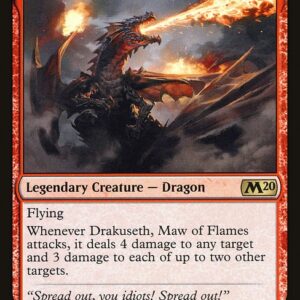 Core Set 2020 - 136 - Drakuseth, Maw of Flames - Rare - R - Non-foil