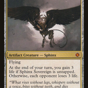 Shards of Alara - 196 - Sphinx Sovereign - Mythic - Multi - Non-foil (Front)