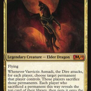 Core Set 2019 - 225 - Vaevictis Asmadi, the Dire - Mythic - Multi - Foil