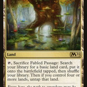 Core Set 2021 - 246 - Fabled Passage - Rare - C - Foil