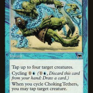 Onslaught - 74 - Choking Tethers - Common - U - Non-foil (Front)