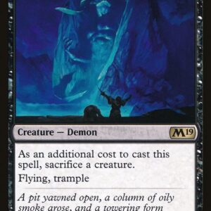 Core Set 2019 - 91 - Demon of Catastrophes - Rare - B - Foil
