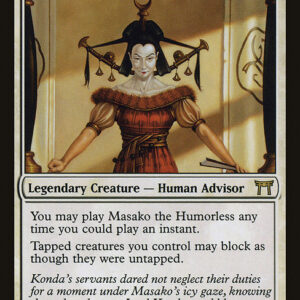 Champions of Kamigawa - 33 - Masako the Humorless - Rare - W - Non-foil