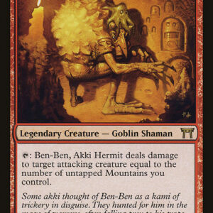Champions of Kamigawa - 157 - Ben-Ben, Akki Hermit - Rare - R - Non-foil