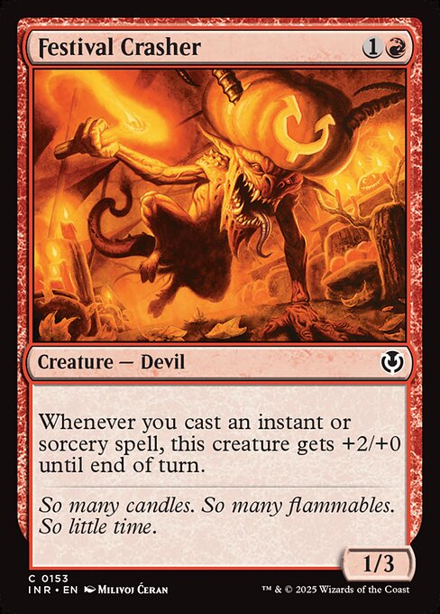Innistrad Remastered - 153 - Festival Crasher - Common - R - Non-foil (Front)