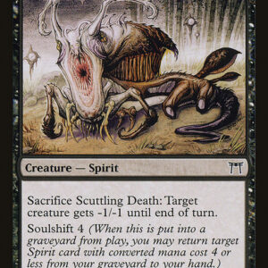 Champions of Kamigawa - 142 - Scuttling Death - Common - B - Non-foil