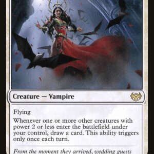Innistrad: Crimson Vow - 46 - Welcoming Vampire - Rare - W - Foil