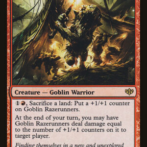 Conflux - 64 - Goblin Razerunners - Rare - R - Non-foil (Front)