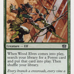 Eighth Edition - 289 - Wood Elves - Common - G - Non-foil (Front)
