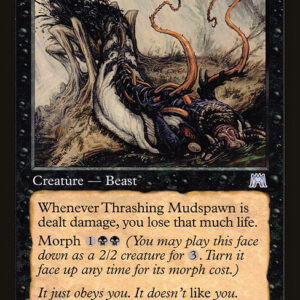 Onslaught - 177 - Thrashing Mudspawn - Uncommon - B - Non-foil (Front)