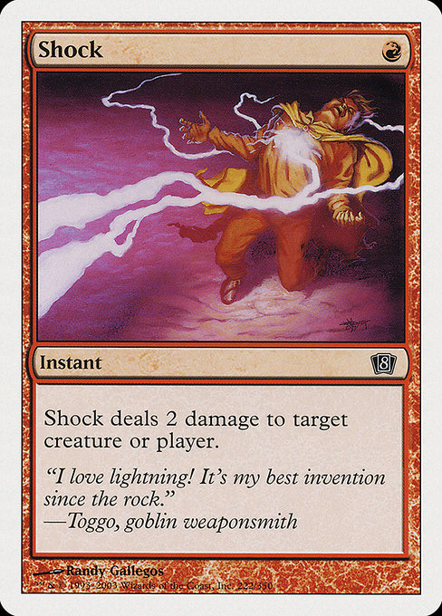 Eighth Edition - 222 - Shock - Common - R - Non-foil (Front)