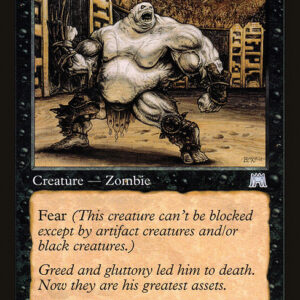 Onslaught - 151 - Gluttonous Zombie - Uncommon - B - Non-foil (Front)