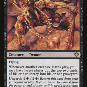 Conflux - 44 - Extractor Demon - Rare - B - Non-foil (Front)