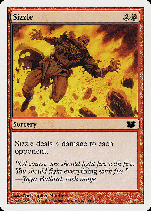 Eighth Edition - 224 - Sizzle - Common - R - Non-foil (Front)