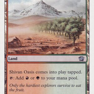 Eighth Edition - 326 - Shivan Oasis - Uncommon - C - Non-foil (Front)