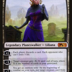 Core Set 2021 - 108 - Liliana, Waker of the Dead - Mythic - B - Non-foil