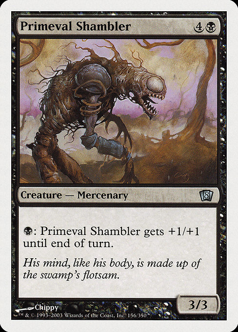 Eighth Edition - 156 - Primeval Shambler - Uncommon - B - Non-foil (Front)