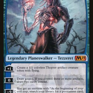Core Set 2019 - 79 - Tezzeret, Artifice Master - Mythic - U - Foil