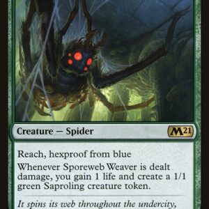 Core Set 2021 - 208 - Sporeweb Weaver - Rare - G - Foil