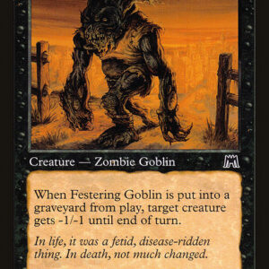 Onslaught - 148 - Festering Goblin - Common - B - Non-foil (Front)