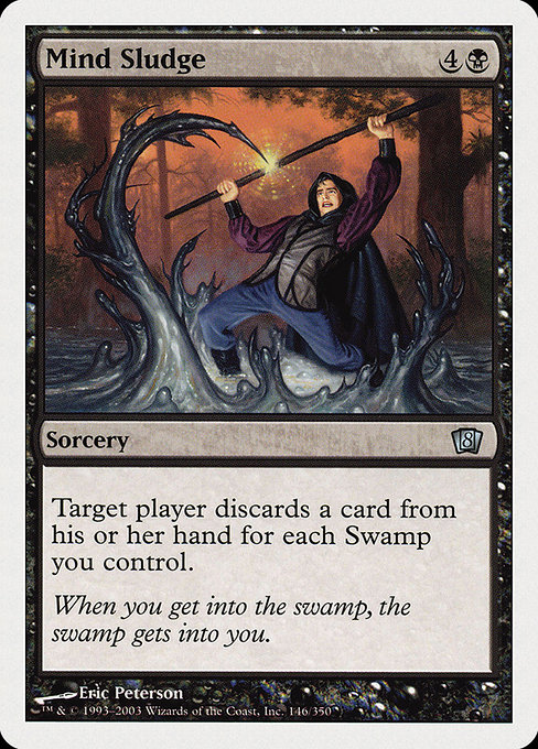 Eighth Edition - 146 - Mind Sludge - Uncommon - B - Non-foil (Front)