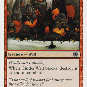 Eighth Edition - 182 - Cinder Wall - Common - R - Non-foil (Front)
