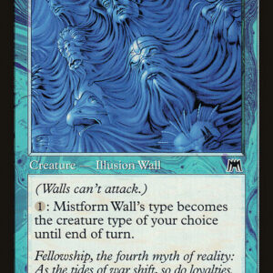Onslaught - 99 - Mistform Wall - Common - U - Non-foil (Front)