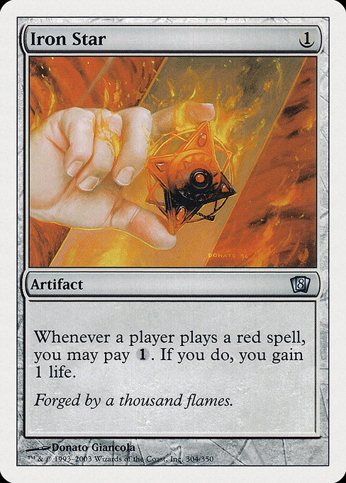 Eighth Edition - 304 - Iron Star - Uncommon - C - Non-foil (Front)