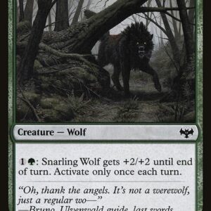 Innistrad: Crimson Vow - 219 - Snarling Wolf - Common - G - Non-foil