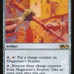 Core Set 2019 - 238 - Magistrate's Scepter - Rare - C - Foil