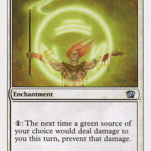 Eighth Edition - 12 - Circle of Protection: Green - Uncommon - W - Non-foil (Front)