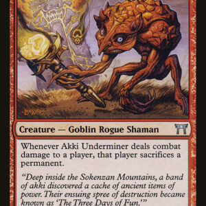 Champions of Kamigawa - 155 - Akki Underminer - Uncommon - R - Non-foil