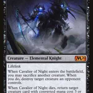 Core Set 2020 - 94 - Cavalier of Night - Mythic - B - Non-foil