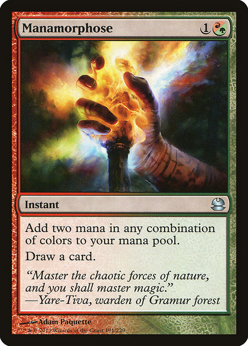 Modern Masters - 191 - Manamorphose - Uncommon - RG - Non-foil (Front)
